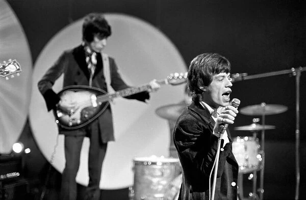 Rehearsals at Teddington for the Eamonn Andrews show on which the Rolling Stones appeared