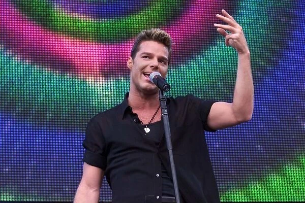 Ricky Martin at the Party in the Park July 1999 in Hyde Park for the Princes Trust