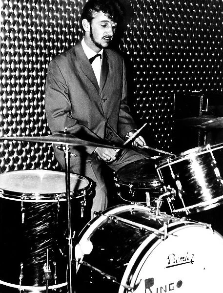 Ringo Starr Beatles drummer pictured before he joined the Beatles Circa 1962