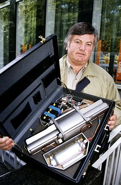 Roger Cook tv presenter who has made a nuclear bomb in a briefcase