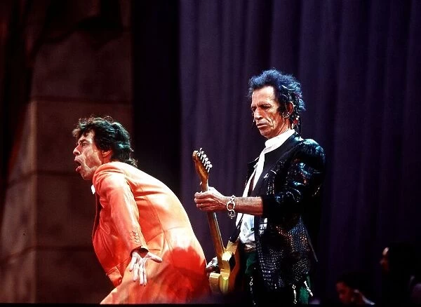 Rolling Stones in concert at Wembley Stadium 11th June 1999 Mick Jagger