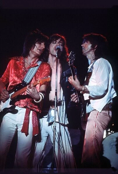 The Rolling Stones, Tour of the Americas 75, perform on stage at the Convention Center
