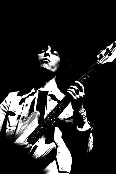 Rolling Stones: Bill Wyman during the first night of the band