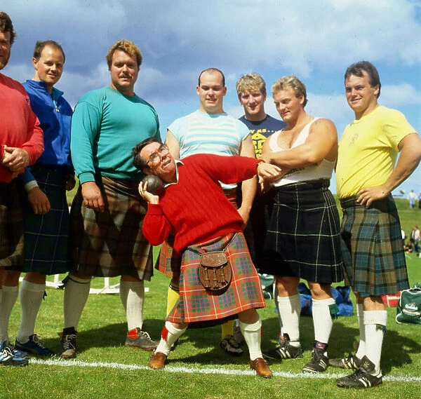 Ronnie Corbett at Highland Games August 1988