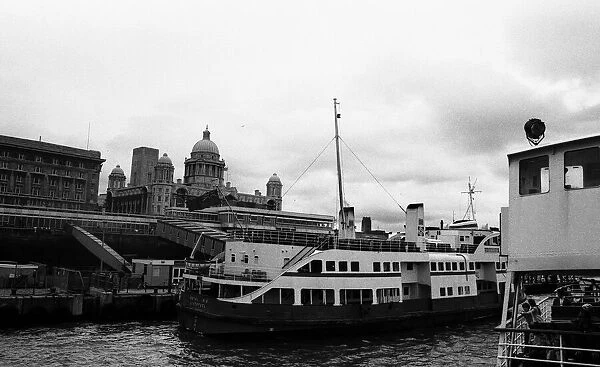 Royal Iris Mersey Ferry in Liverpool 5t August 1980