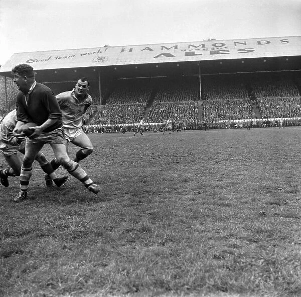 Rugby League: Wakefield v. Wigan. June 1960 M4449-003