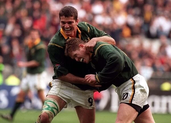 Rugby Union World Cup 1999 England v South Africa Oct 1999 Van der Westhuizen