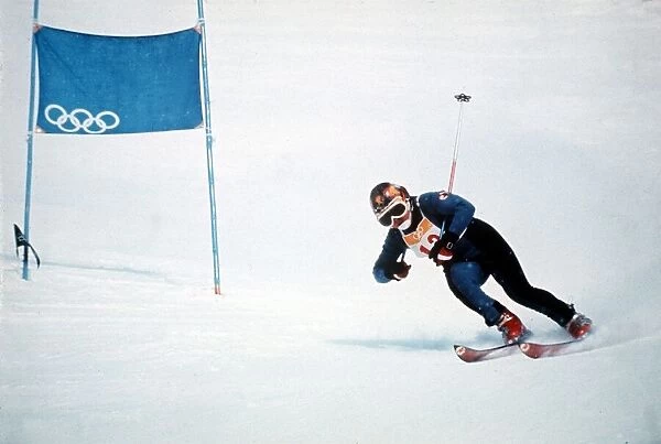 Sapporo Winter Olympics Feb 1972 mens skiing Downhill M. T Nadig