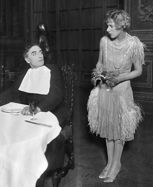 Scene from the play The Padre. 24th May 1926