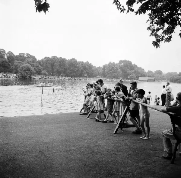 Serpentine Regatta Print, Hyde Park, London, 4th August Art