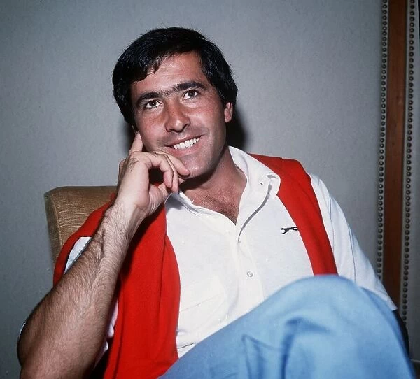 Seve Ballesteros Spanish golfer June 1986