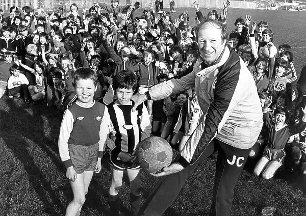 Sheffield Wednesday manager Jack Charlton at a special coach-in at Highfield