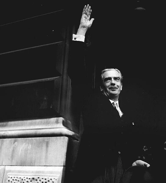 Sir Anthony Eden the new Prime Minister after official appointment had been granted by