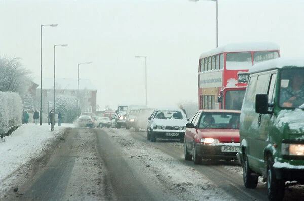 Snow Scenes, Teesside, 22nd February 1994