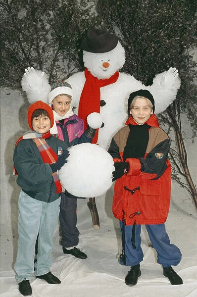 The Snowman. Three Solihull boys, who will play the part of James in the Rep