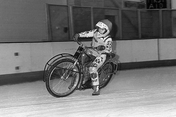 Sport Motorcycles Ice Speedway January 1988 at Telford ice rink