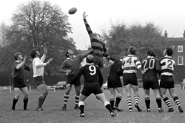 Sport: Rugby: All Blacks training. October 1972 72-10293-005