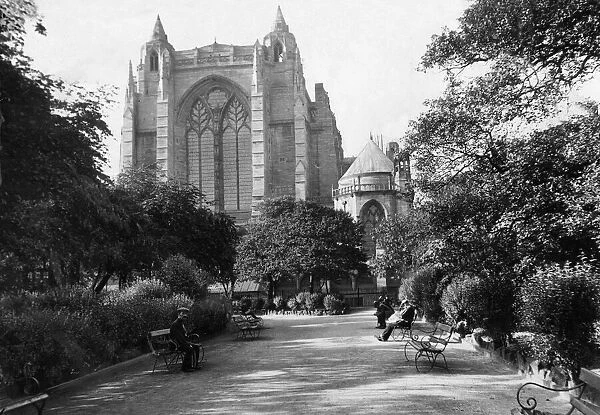 St. James Mount and Gardens, adjacent to Liverpool Anglican Cathedral, Circa 1930