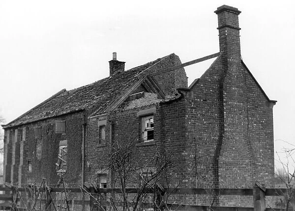 The Mill at Stokesley, that is in the process of being demolished. 4th February 1983