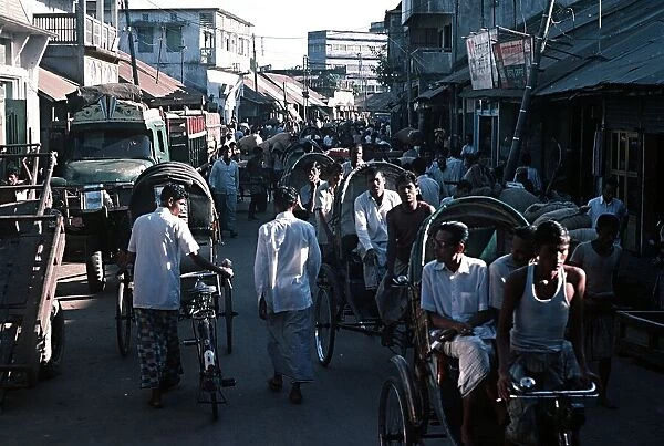 Street Scene in Port of Chittagong Bangladesh