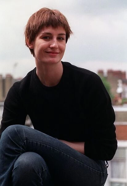 Super Model and Cat Walk Queen Erin O Connor pictured on the Roof of the Models 1