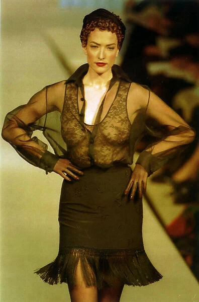 Tatjana Patitz Fashion Paris Guy La Roche January 1996