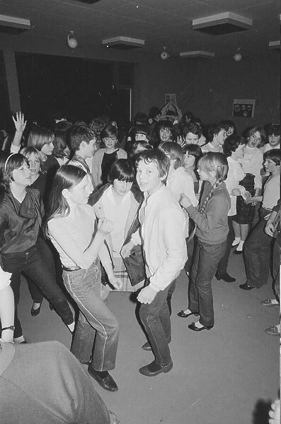 Teenagers at a Disco. 10th February 1982