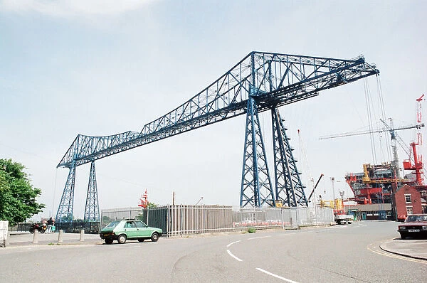Tees Transporter Bridge, Middlesbrough, 17th July 1989