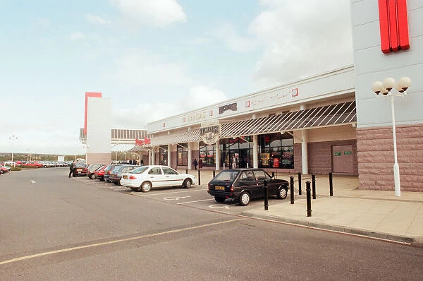 Teesside Retail Park and Leisure Centre, split between the unity authorities of