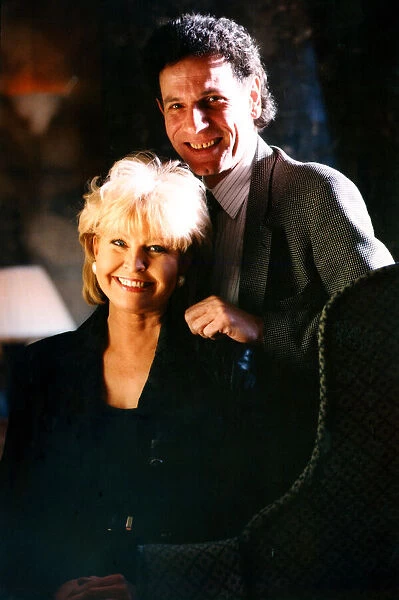 Television presenter Cathy Secker with her husband James Whitley. 19th February 1997