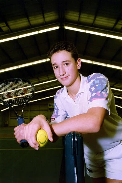 Tennis player, Daniel Kiernan, who went on to be ranked Britain