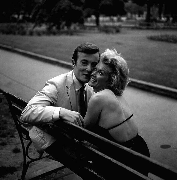 Terry ONeil May 1963 Photographer with girlfriend fiance Vera Day Actress