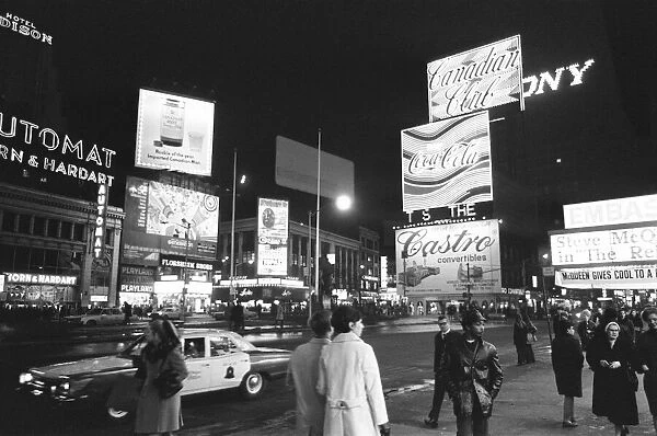 Times Square New York 25th January 1970