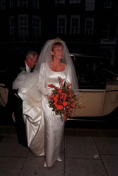 Tina Ritchie December 1997 Who married TV Presenter Nicky Campbell A©Mirrorpix