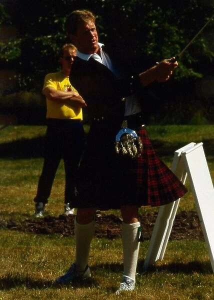 Tom Watson golfer wearing kilt July 1989