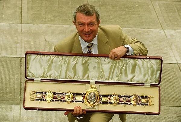 Tommy Gilmour September 1998 with the Lonsdale belt won by Chic Calderwood