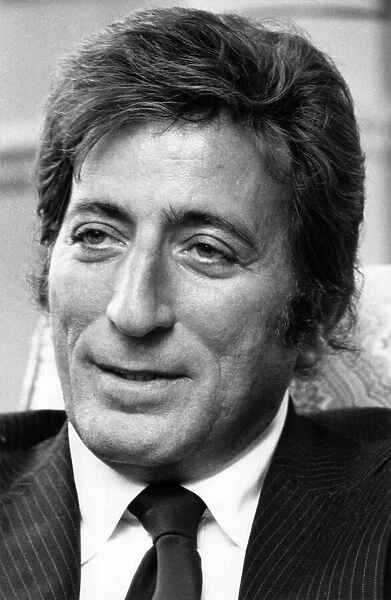 Tony Bennett the American pop singing star, photographed during his recent London visit