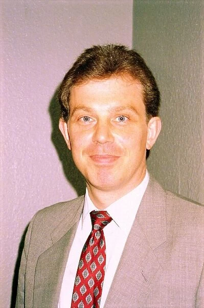 Tony Blair future labour prime minister seen here in August 1988