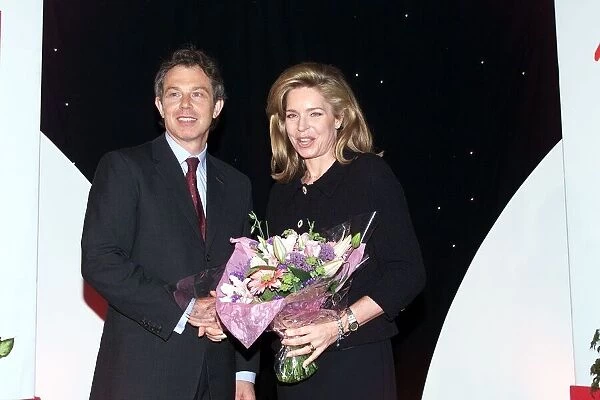 Tony Blair & International Award winner, Queen Noor of Jordan at the Dorchester Hotel for