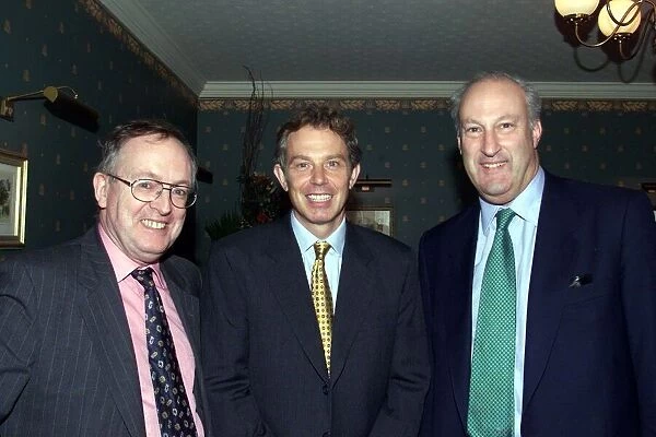 Tony Blair MP Prime Minister September 1999 with Trinity Mirror CEO Philip Graf