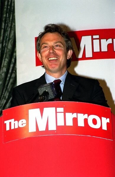 Tony Blair Prime Minister of Britain May 1999 at the Mirror Pride of Britain Awards