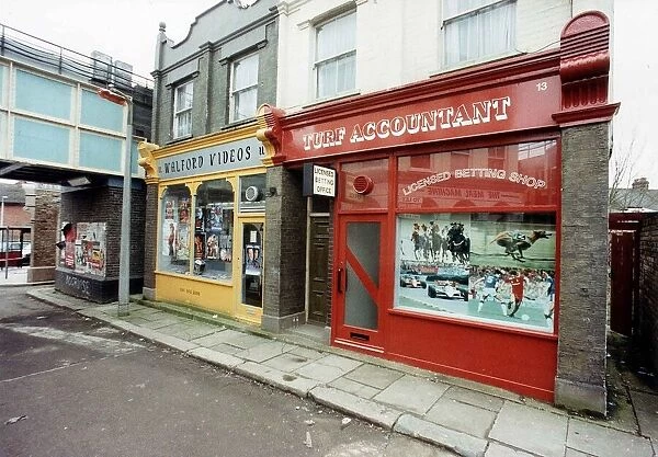 TV Programme: Eastenders March 1994 Video shop managed by Nigel Bates an bookies