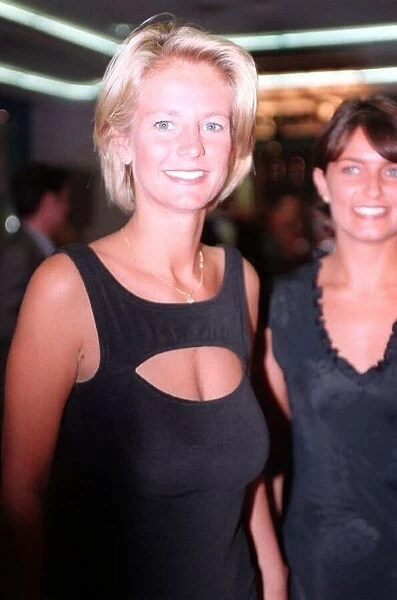 Ulrica Jonsson TV Presenter at film premiere August 1997 of the film Conspiracy Theory