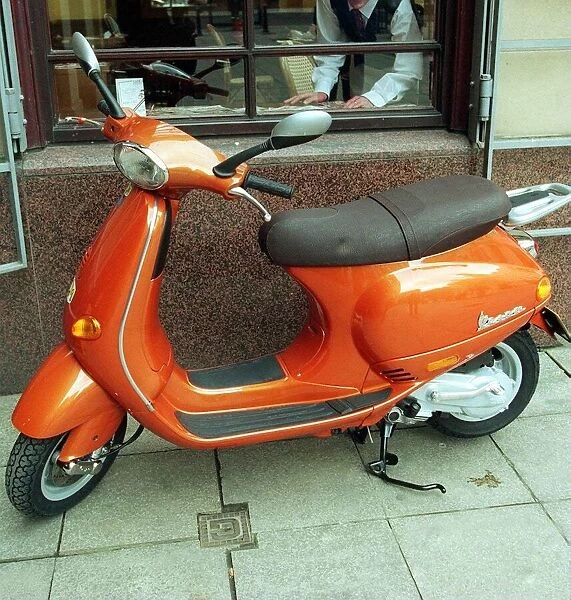 VESPA SCOOTER PICTURED AT THE ITALIAN CENTRE