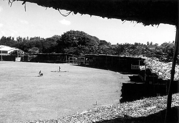 A view of the Sinhalese Sports Club grounds in Colombo, Sri Lanka where the MCC team will