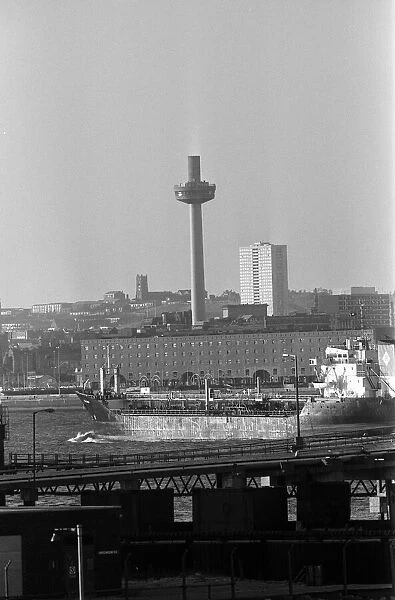 Views of Liverpool, including St. Johns Beacon. 13th July 1989