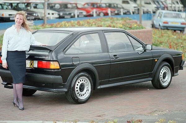 A Volkswagen Scirocco. 12th May 1989