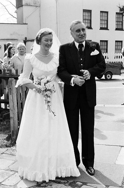 The wedding of Spike Milligans daughter Sile Milligan to Will White