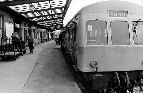 Whitby Railway Station, North Yorkshire, 14th April 1987