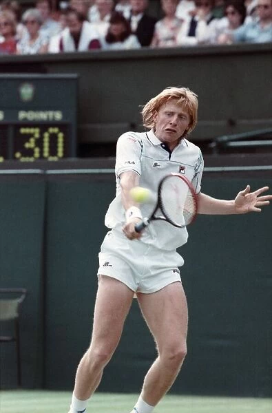 Wimbledon Tennis. Boris Becker. June 1988 88-3488-091